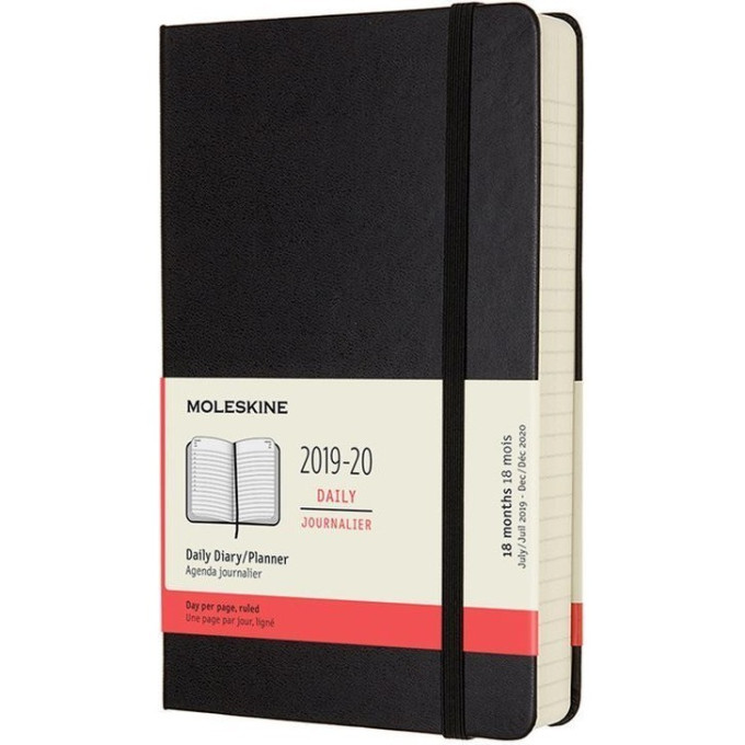 Ежедневник MOLESKINE ACADEMIC Large (черный) DHB18DC3